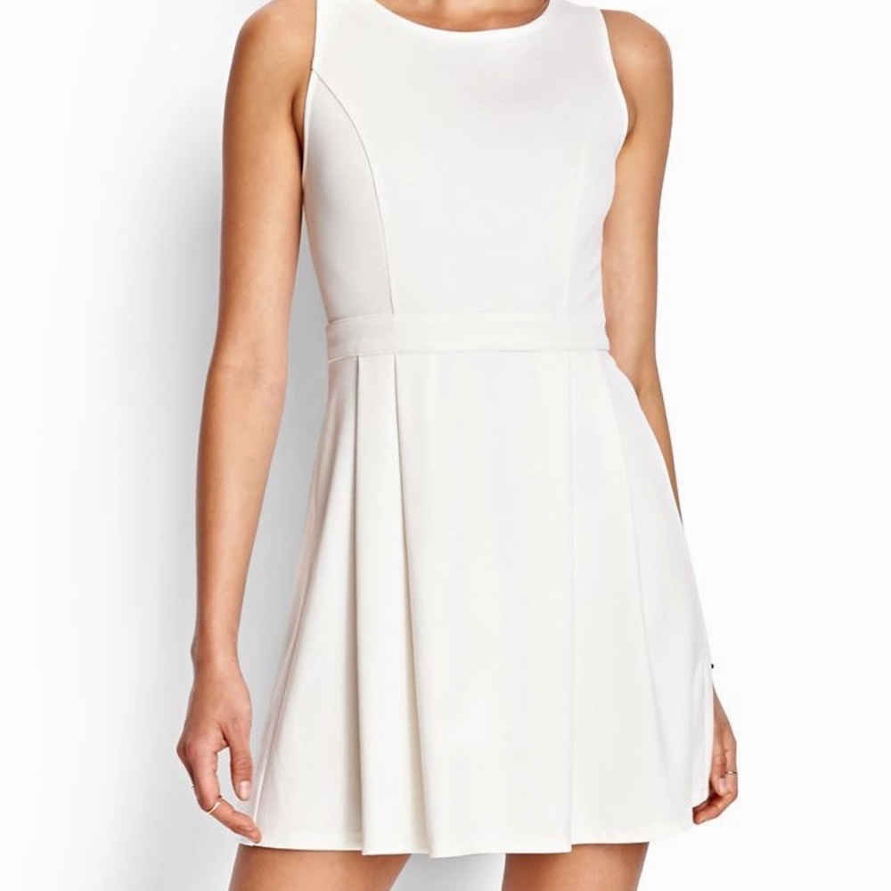 mesh back dress